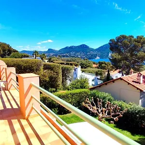Bastide D'azur 160m2 - Double Terrasse Vue Cap Canaille Villa